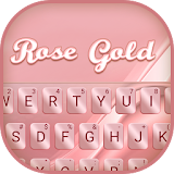 Rose Gold Silk Keyboard Theme icon