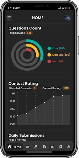 Android application Leetcode Ally screenshort