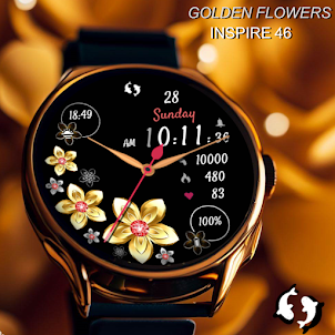Golden Flowers Luxury Dial