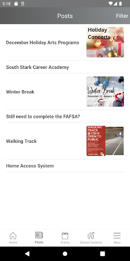 Canton Local School District Screen 2
