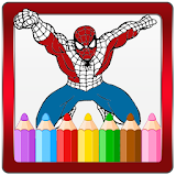 Super Heroes Coloring Book icon