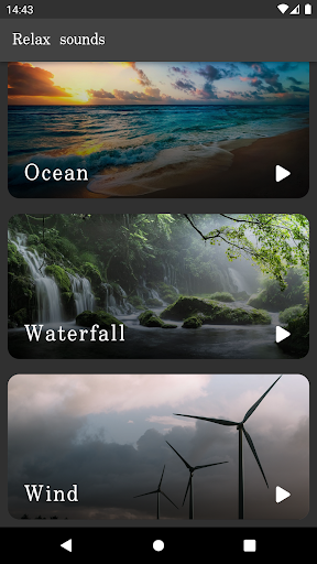 Sounds for relax Screen 3