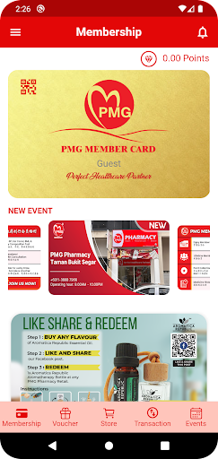 Android application PMG eCard screenshort
