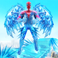 Freeze Spider Snow Superhero