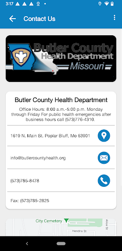 Butler County Public Health Screen 2