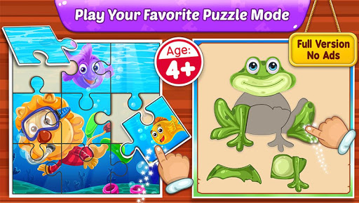 Puzzle Kids - Animals Shapes and Jigsaw Puzzles apklade screenshots 1