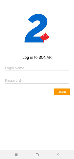 Android application SONAR Mobile screenshort