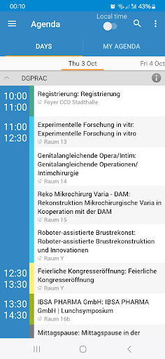 54. Jahrestagung der DGPRÄC Screenshot 2 - AppWisp.com