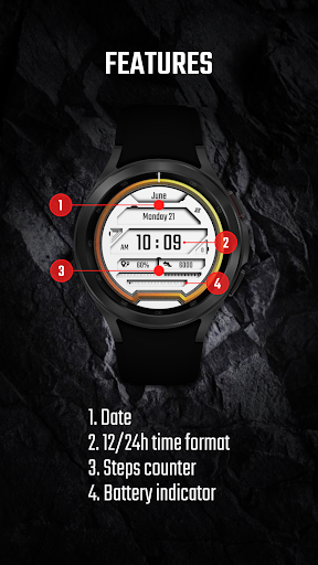 DADAM15 Digital Watch Face Screen 2