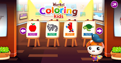 Screenshot of Marbel Kids Coloring Books