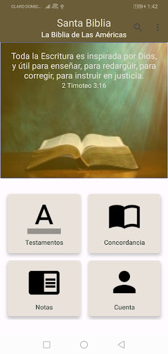 Android application Mi Biblia LBLA screenshort