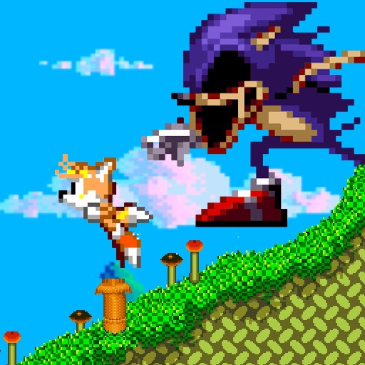 Tails exe because why not 3 5 hours pixel art