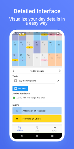 AppyRex Calendar Pro - Agenda Screen 2