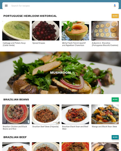 Screenshot of Brazilian Recipes & Cooking