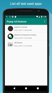 Popup Ad Detector-Detect ad showing outside of app Mod 3