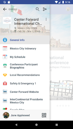 Android application Center Forward screenshort