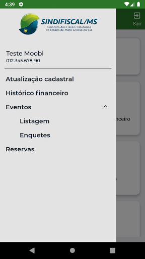 Sindifiscal/MS Screen 3