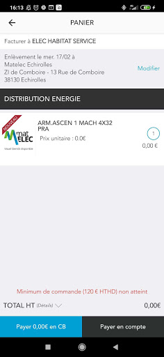 MatElec Screen 3
