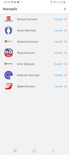 Android application SystemSoft B2B screenshort