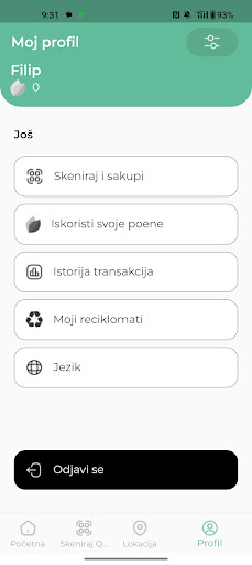 Reciklomat Screen 3