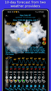 Weather app - eWeather HDF Schermata