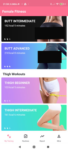 Female Fitness Belly Legs Butt Screen 2