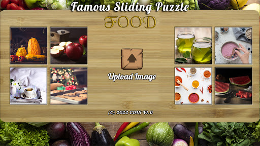 Famous Sliding Puzzle: Food Screen 3
