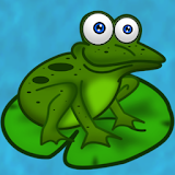 The Jumping Frog join the dots icon