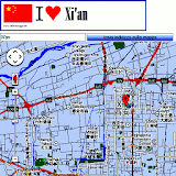 Xi'an map icon