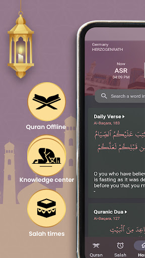 Android application Deen ul Islam: Quran & Prayer screenshort