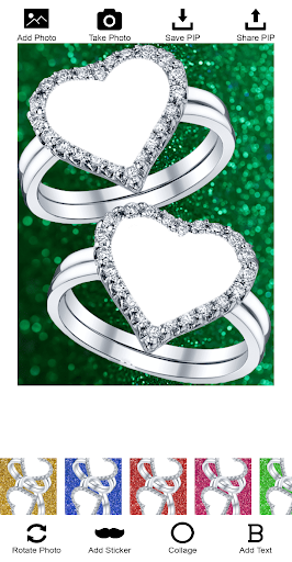 Android application Lovely Ring Photo Frames screenshort