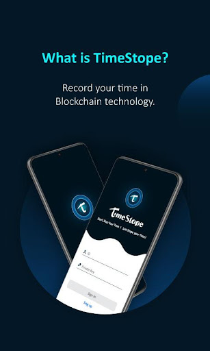 Android application Time Stope - Time collector screenshort