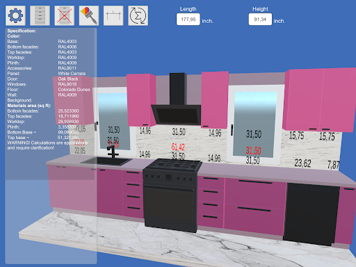 Kitchen Editor Line screenshot 18