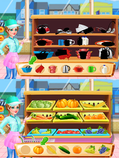 Shopping in Town - Job Skills Screen 3