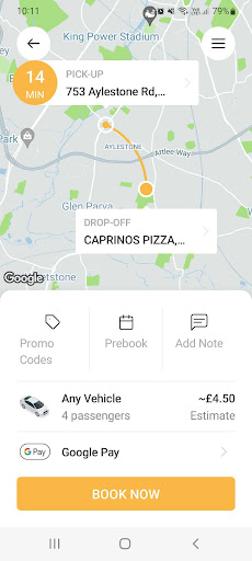 Aylestone Kings Taxis Screen 3