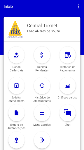 Central Assinante Trixnet Screen 3
