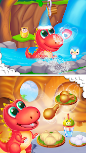 Baby dino care game for kids