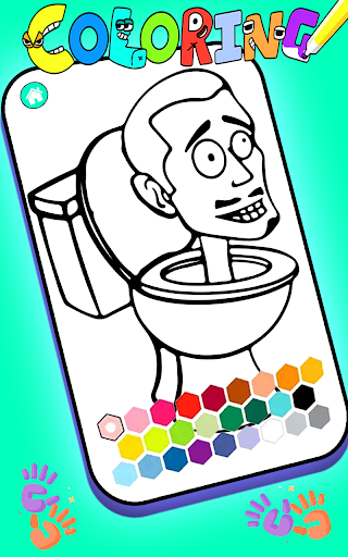 Skibidi Toilet Coloring Book