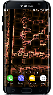 Partículas de Cubos Infinitos 3D Live Wallpaper Apk [Pago] 1