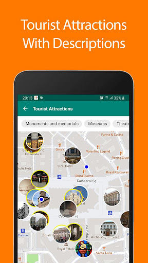 Android application Milan Offline Map and Travel G screenshort