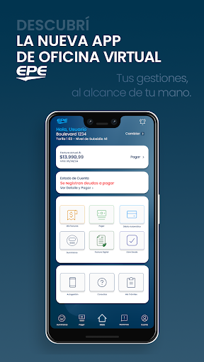 Android application EPE Oficina Virtual screenshort