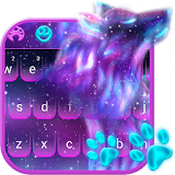 Night Sky Spirit Wolf Keyboard Theme icon