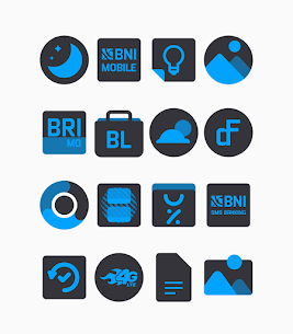 Dark Blue – Icon Pack APK (PAID) Free Download Latest 1