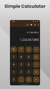 Simple Calculator Screenshot