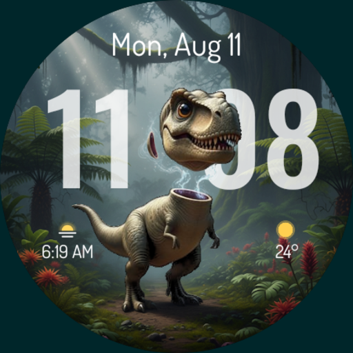 Jurassic Dinosaur Watch Face