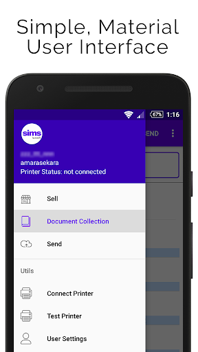 Android application EzSims screenshort