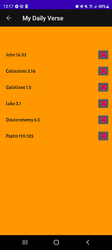 My Daily Verse Screen 3