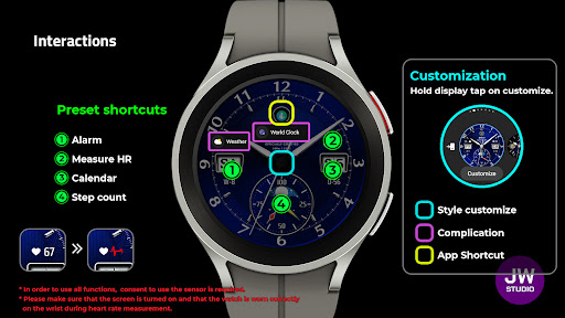 JW113 jwstudio watchface Screen 3