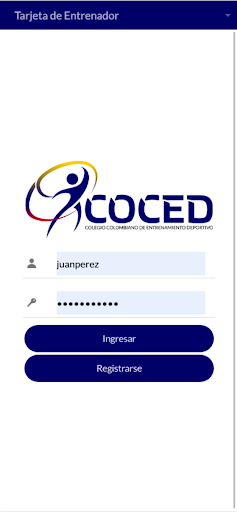 Android application COCED screenshort
