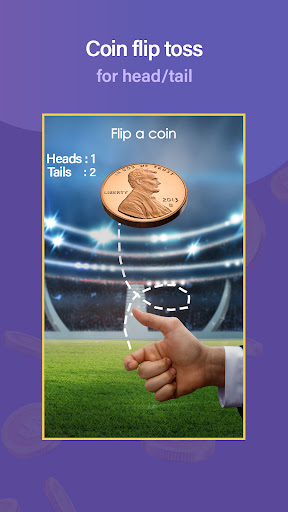Android application Coin Flip Toss for Head/Tail screenshort
